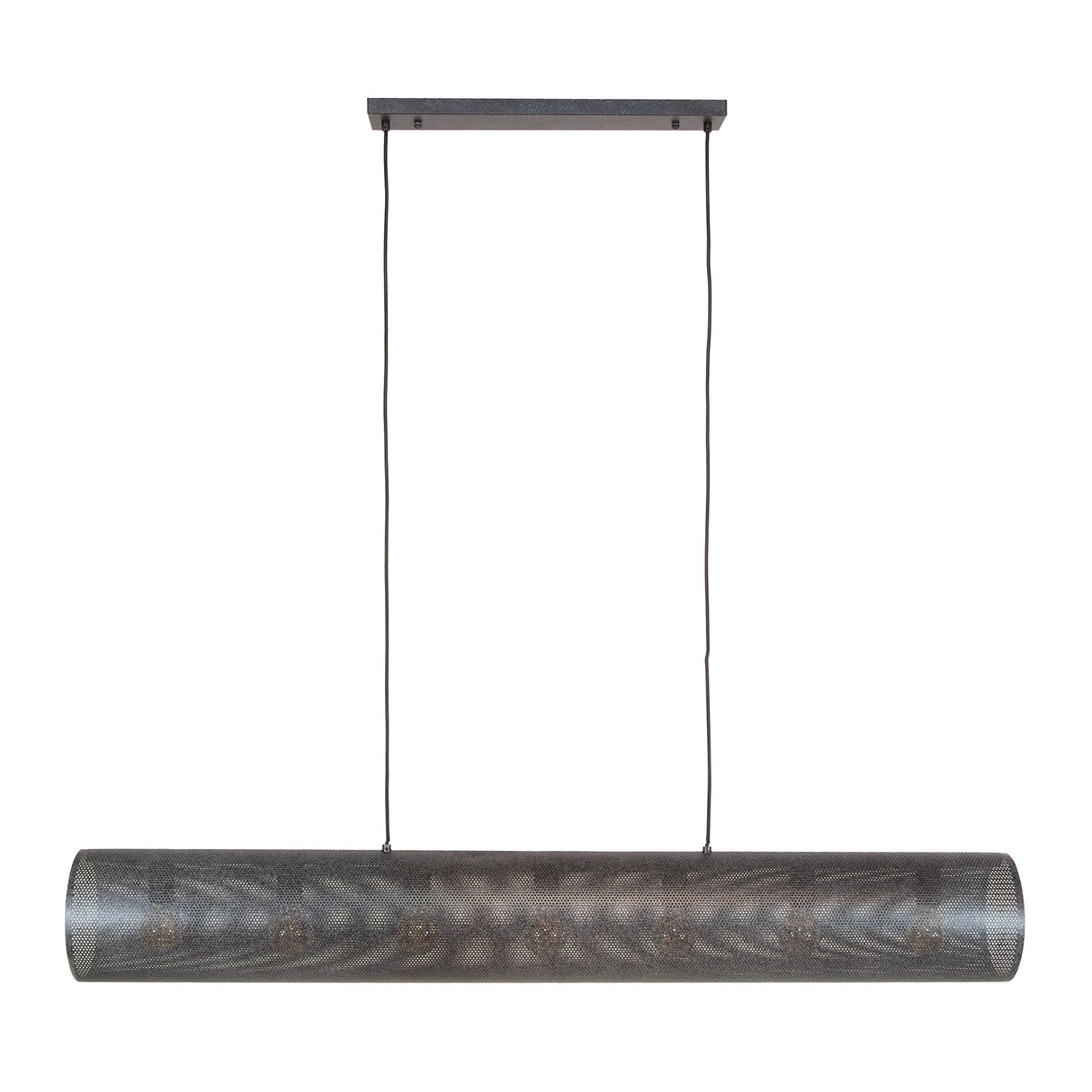 Hanglampen - Hanglamp Knox 7 - lichts XL mesh zwart - Dimehouse