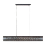 Hanglampen - Hanglamp Knox 7 - lichts XL mesh zwart - Dimehouse