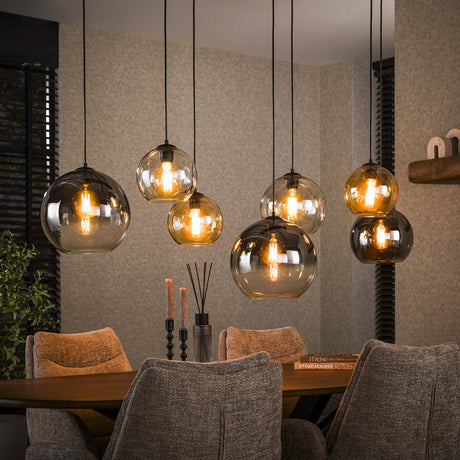 Hanglampen - Moderne Hanglamp Glas 7 - lichts Juliette - Dimehouse