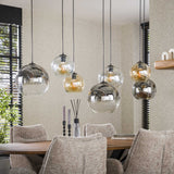 Hanglampen - Moderne Hanglamp Glas 7 - lichts Juliette - Dimehouse