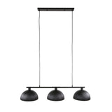 Hanglampen - Hanglamp Melo 3 - lichts metaal zwart - Dimehouse