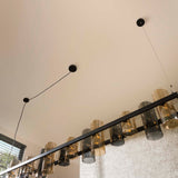 Hanglampen - Hanglamp Khai 14 - lichts cilinder gemixt glas - Dimehouse
