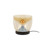 Vloerlampen - Vloerlamp Dain UP L Amberkleurig glas - Dimehouse