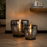 Vloerlampen - Vloerlamp Dain UP XL Chroomkleurig glas - Dimehouse