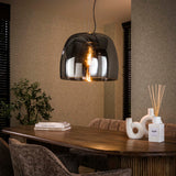 Hanglampen - Hanglamp Dain 1 - lichts XL chroomkleurig glas - Dimehouse
