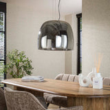 Hanglampen - Hanglamp Dain 1 - lichts XL chroomkleurig glas - Dimehouse