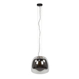 Hanglampen - Hanglamp Dain 1 - lichts XL chroomkleurig glas - Dimehouse
