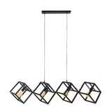 Hanglampen - Hanglamp Drew 4 - lichts kubus zwart - Dimehouse
