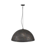 Hängelampe Aya 70 DH Innenraum Braun LxBxH 73x73x46 Schwarzbraun Weiß Foto Vorderansicht