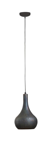 Hängelampe Aya 1 Schwarz-Braun DH Innenraum Braun LxBxH 46x28x27 Schwarzbraun Weiß Foto Vorderansicht