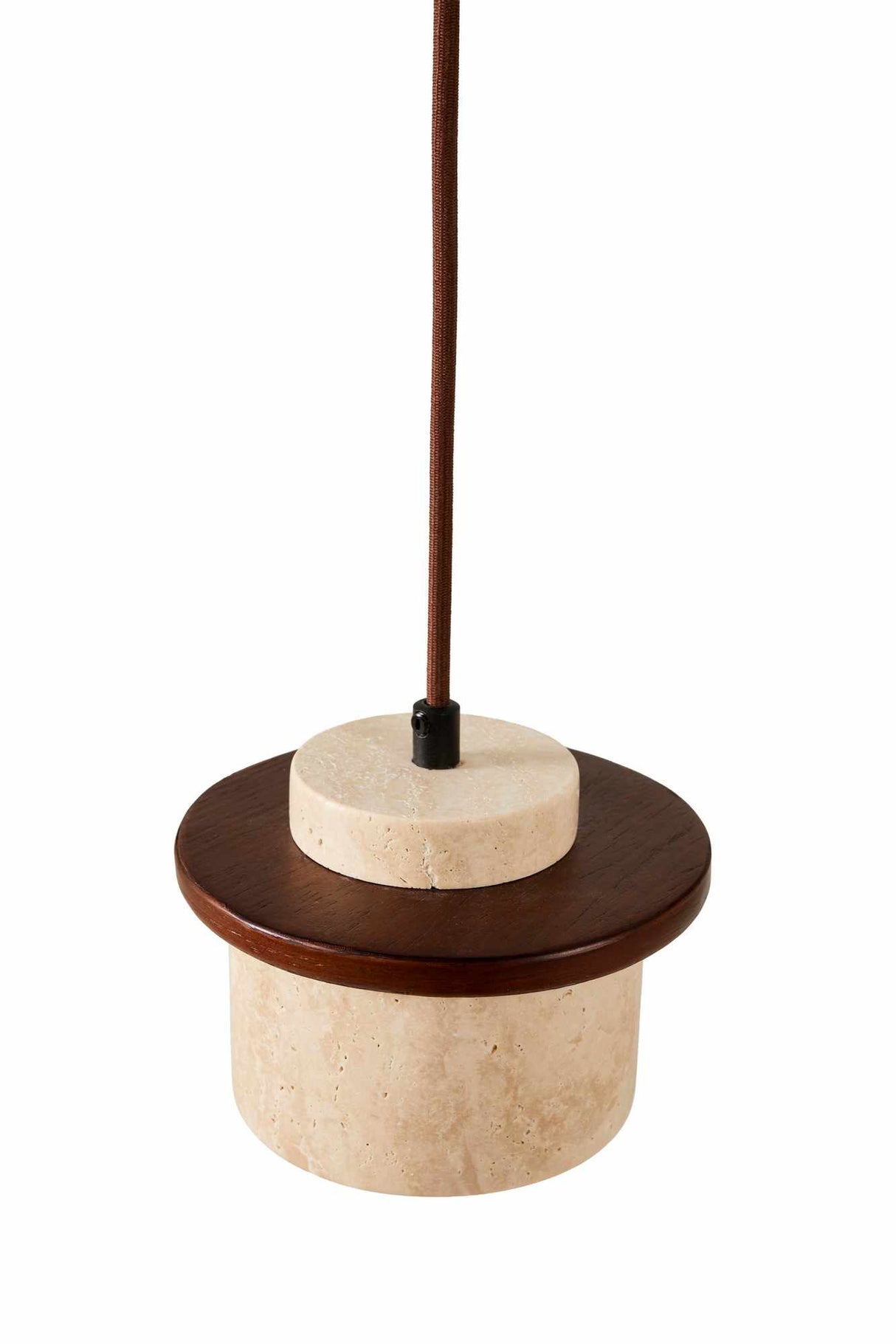 Ente – Kappe aus Walnuss-Beige-Walnuss-Travertin