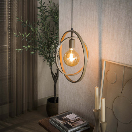 Hanglampen - Moderne Hanglamp Beige Otan 1 - lichts - Dimehouse