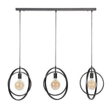Hängelampe Otan DH Interior Anthrazit LxBxH 129x46x11 Metall Weiß Foto Vorderansicht