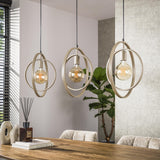 Hanglampen - Moderne Hanglamp Beige Otan 3 - lichts - Dimehouse