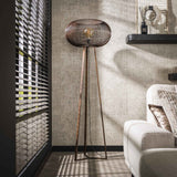Vloerlampen - Vloerlamp Jill 3 - poot koper Ø55 cm - Dimehouse