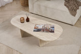 Ovalis – Travertin 100 % MELAMINBESCHICHTETE SPANPLATTEN