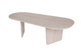 Ovalis – Travertin 100 % MELAMINBESCHICHTETE SPANPLATTEN