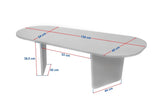 Ovalis – Travertin 100 % MELAMINBESCHICHTETE SPANPLATTEN