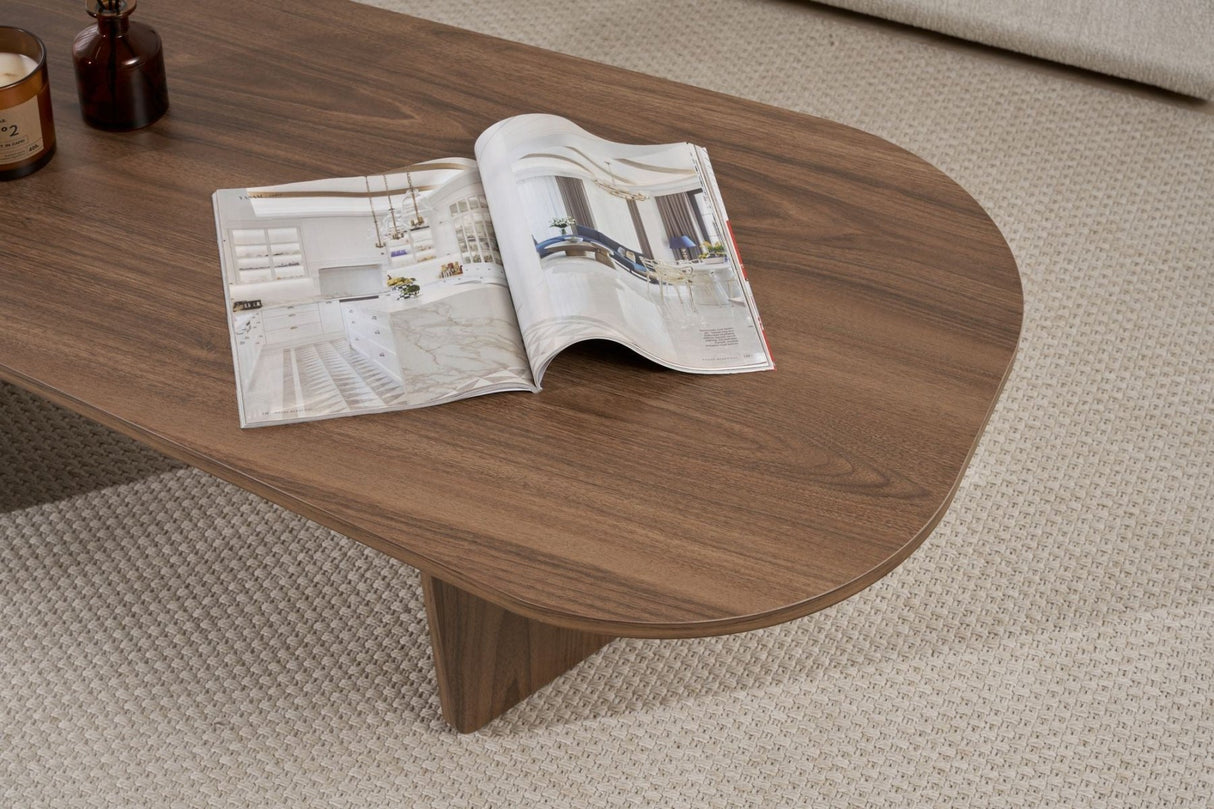Ovalis – Venezia Walnuss 100 % MELAMINBESCHICHTETE SPANPLATTEN