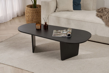 Ovalis – Wood Black 100 % MELAMINBESCHICHTETE SPANPLATTEN