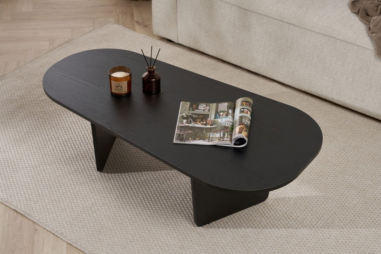 Ovalis – Wood Black 100 % MELAMINBESCHICHTETE SPANPLATTEN