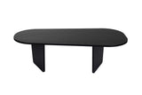 Ovalis – Wood Black 100 % MELAMINBESCHICHTETE SPANPLATTEN