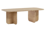 Akira Couchtisch in Saphir-Eiche-Optik 120 cm Melaminbeschichteter Holzverbundstoff