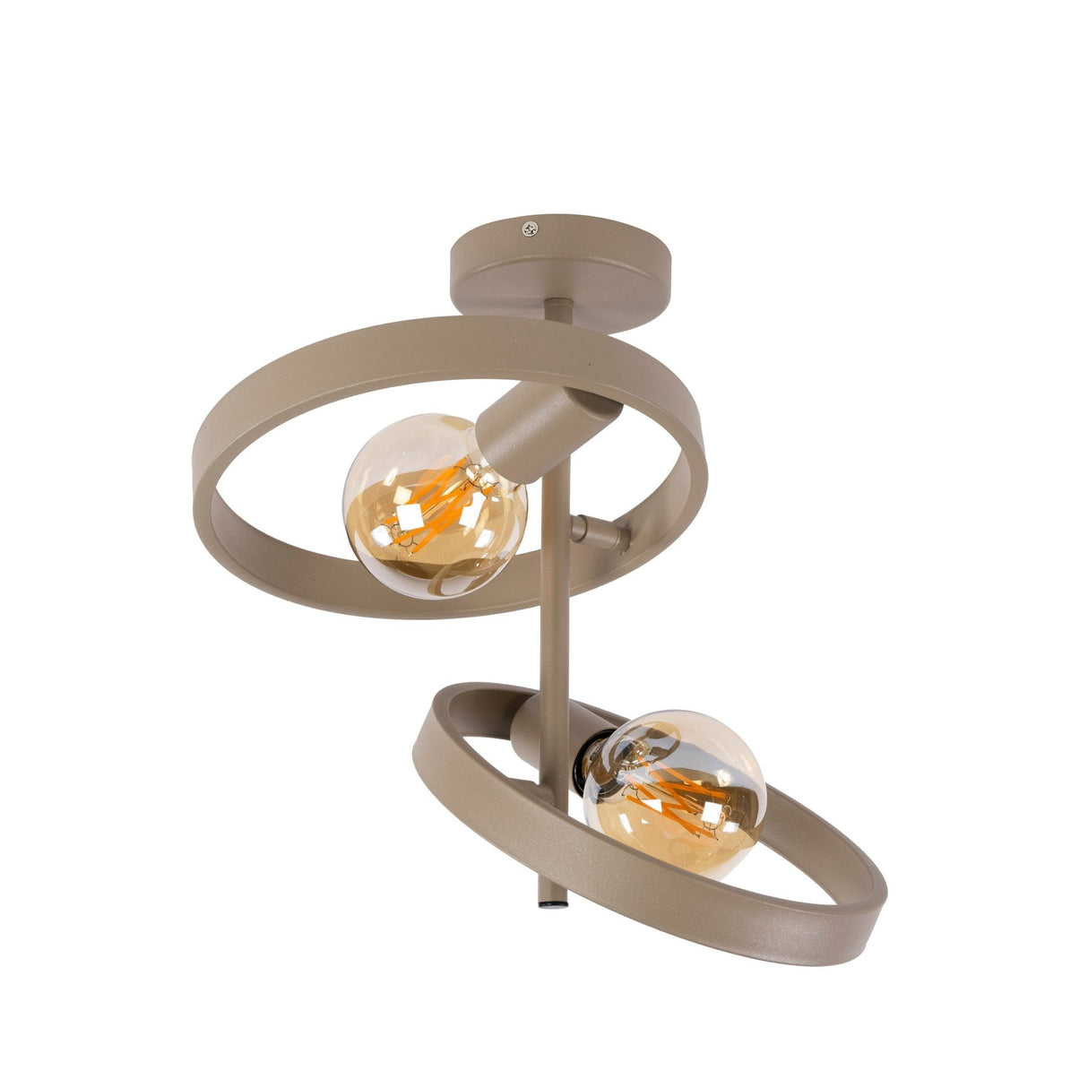 Hanglampen - Moderne Plafondlamp Otan 2 - lichts Beige 42 cm - Dimehouse