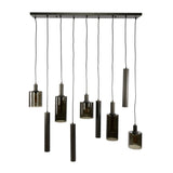Hanglampen - Moderne Hanglamp Aureo 9 - lichts Sienna bruin - Dimehouse
