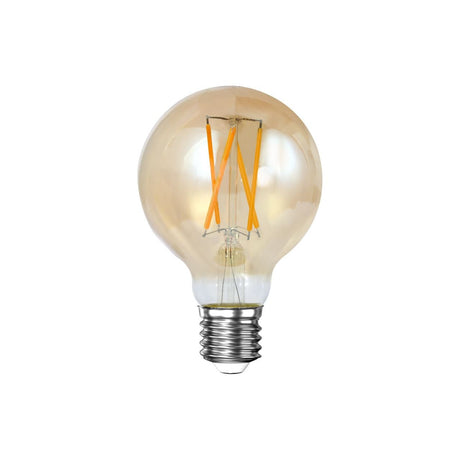 Lichtbronnen - Lichtbron LED filament bol Ø7 amberkleurig glas - Dimehouse