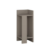Nachtkastjes - Nachtkastje Rechts Elos Mokka Melamine 25x60x27 cm - Dimehouse