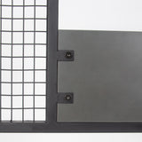 Kapstokken - Garderobemeubel Kapstok Antraciet Melamine Novad - Met Leggers - Dimehouse