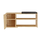 Schoenenkasten - Schoenenkast Fiona Eik Melamine 104x37x47 cm - Dimehouse