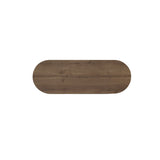 Kapstokken - Kapstok Ovaal 6 - Haaks - Hitit - 84x29 cm - Met Vak - Dimehouse