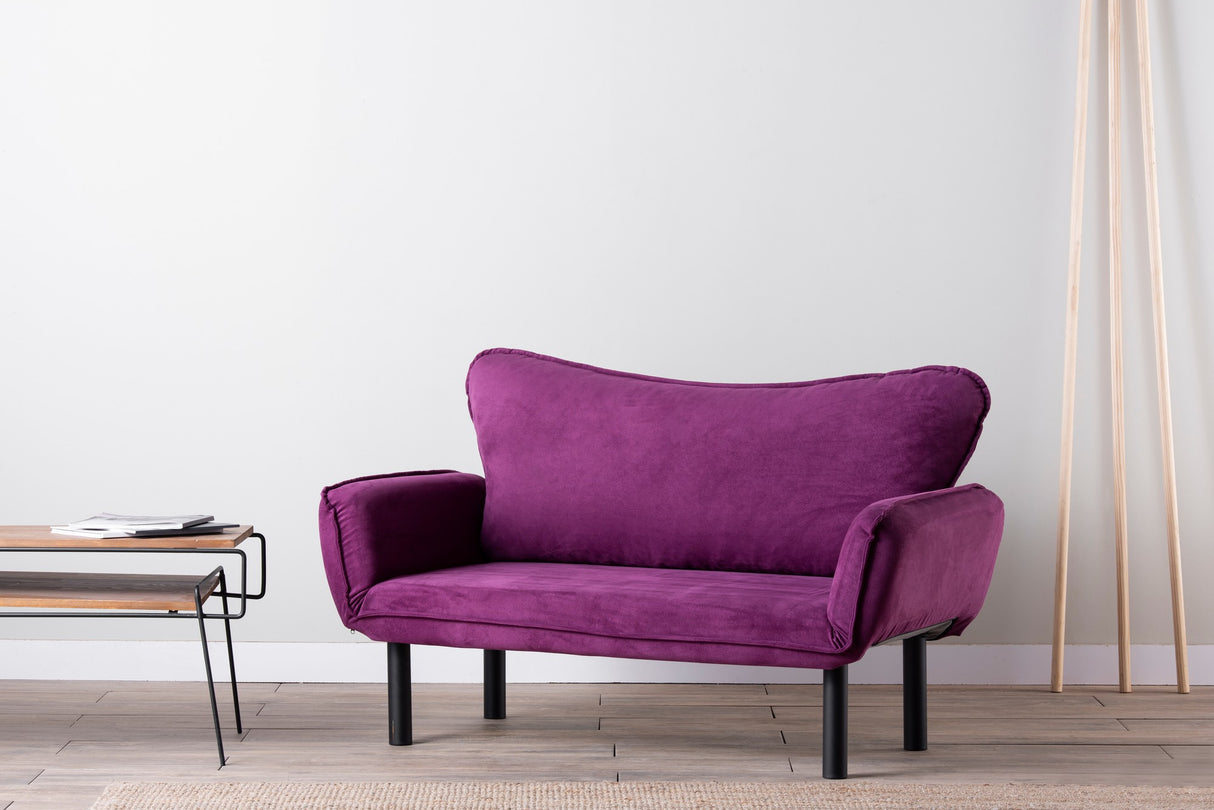 Banken - Slaapbank Paars Velvet - twee persoons - Chatto - Dimehouse
