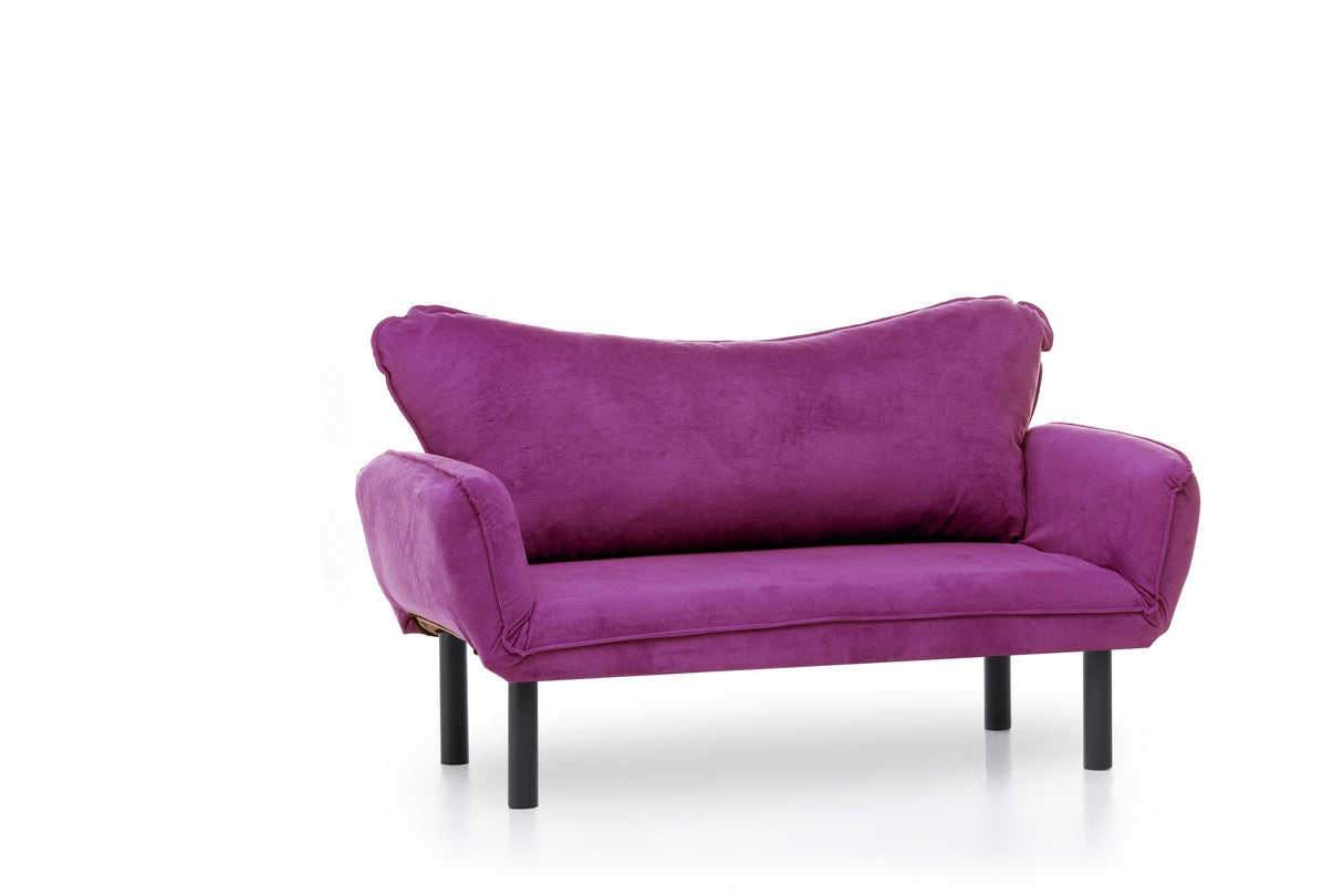 Banken - Slaapbank Paars Velvet - twee persoons - Chatto - Dimehouse