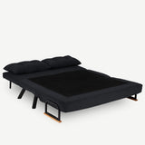 Banken - Slaapbank zwart stof 2 - zits - Sando - Dimehouse