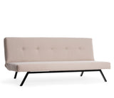 Slaapbanken - Slaapbank Zoly Crème Stof 3 - Zits - 180 cm - Zonder armleuningen - Zoly - Dimehouse