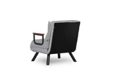 Fauteuils - Scandinavische slaapfauteuil Grijs teddystof Sando - Dimehouse