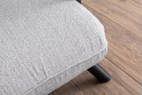 Fauteuils - Scandinavische slaapfauteuil Grijs teddystof Sando - Dimehouse