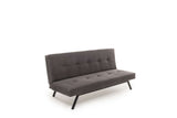 Slaapbanken - Slaapbank Grijs Stof 3 - Zits - 180 cm - Zonder armleuningen - Zoly - Dimehouse