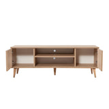 TV Meubels - TV Meubel Truva Sonoma Eik Melamine 140x50x40 cm - Dimehouse
