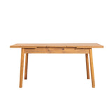 Santiago ausziehbares Esstisch-Set 120 cm, atlantische Kiefer, grau, melaminbeschichteter Holzverbundstoff