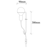 Wandlampen - Wandlamp Goud Metaal Ashburn - Dimehouse