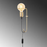 Wandlampen - Wandlamp Goud Metaal Ashburn - Dimehouse