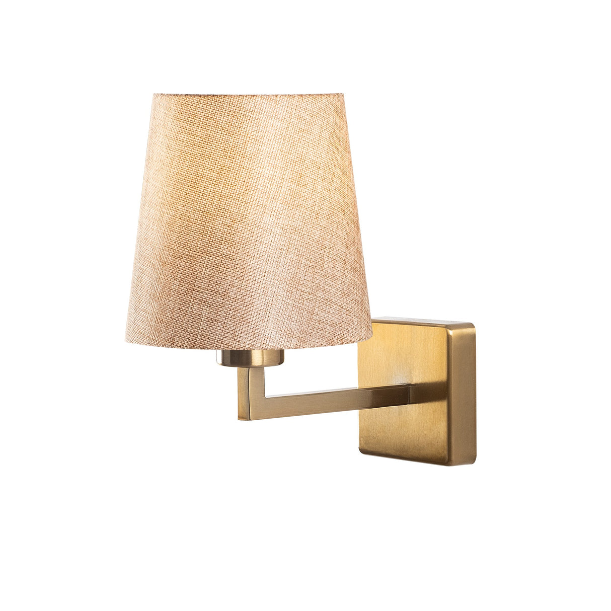Wandlampen - Wandlamp Goud Stof Ashburn - Dimehouse