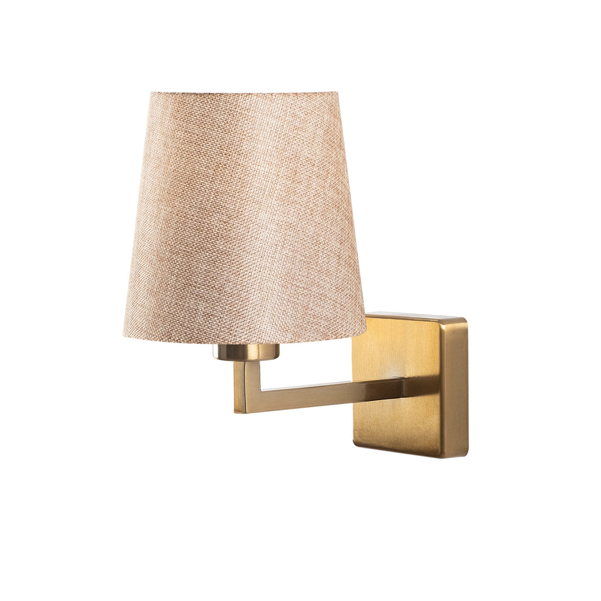 Wandlampen - Wandlamp Goud Stof Ashburn - Dimehouse
