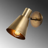 Wandlampen - Wandlamp Koperkleurig Metaal Velora - Dimehouse
