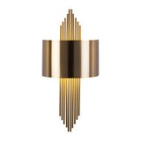 Wandlampen - Wandlamp 1 - lichts Brons Goud Metaal Andes - Dimehouse