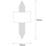 Wandlampen - Wandlamp 1 - lichts Zwart Metaal Andes - Dimehouse